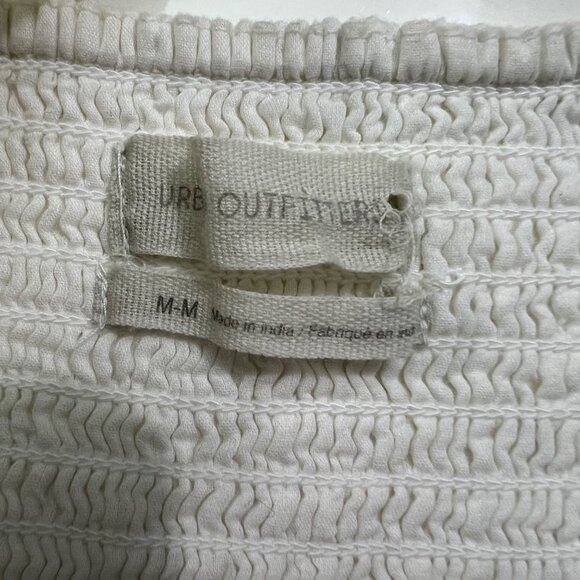 Urban Outfitters White Britney Cottage‎ Regency Corset Milkmaid Mini Dress M - Picture 13 of 13